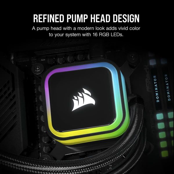 Водяне охолодження Corsair iCUE H100i Elite RGB Liquid CPU Cooler (CW-9060058-WW)