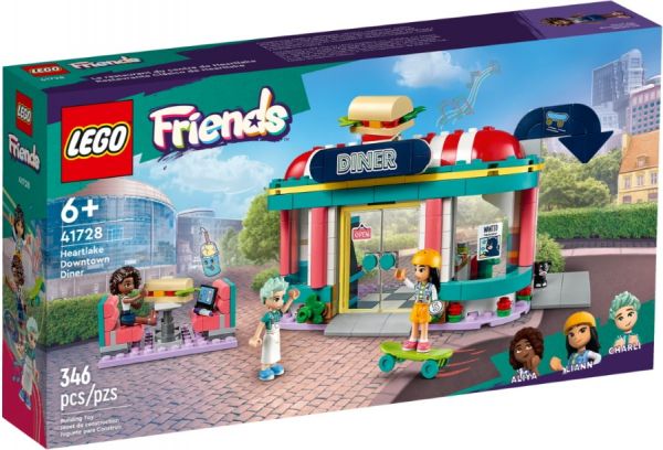 Блоковий конструктор LEGO Friends Хартлейк Сіті: ресторанчик у центрі міста (41728)