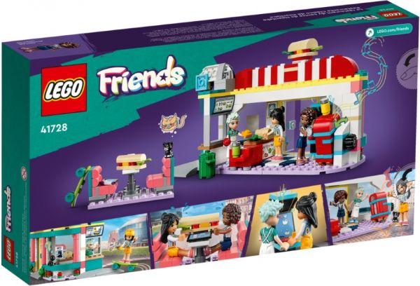 Блоковий конструктор LEGO Friends Хартлейк Сіті: ресторанчик у центрі міста (41728)