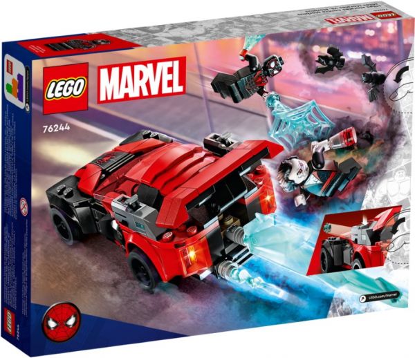 Блоковий конструктор LEGO Super Heroes Майлз Моралес проти Морбіуса (76244)