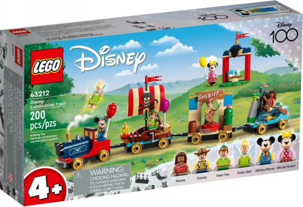 Блоковий конструктор LEGO Disney Classic Святковий діснеївський потяг (43212)