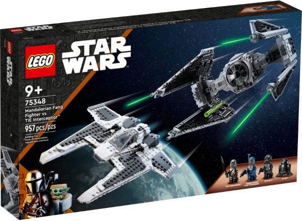 Блоковий конструктор LEGO Star Wars Мандалорський винищувач проти Перехоплювача TIE (75348)