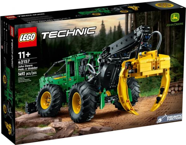 Блоковий конструктор LEGO Technic Трелювальний трактор John Deere 948L-II (42157)