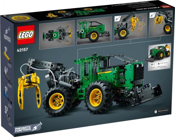 Блоковий конструктор LEGO Technic Трелювальний трактор John Deere 948L-II (42157)