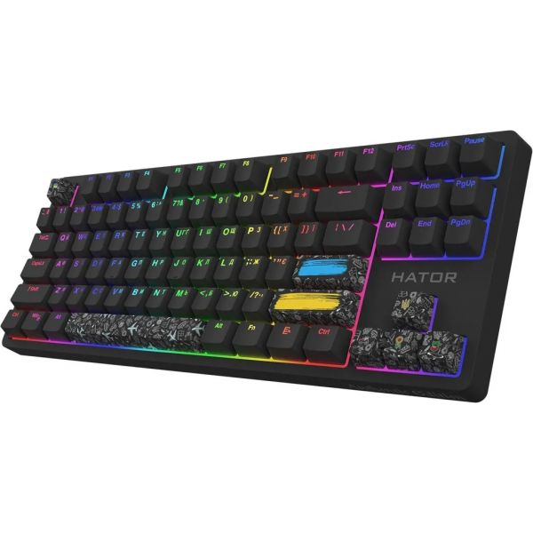 Клавіатура Hator Rockfall 2 Mecha TKL Authentic Edition Black (HTK-530)