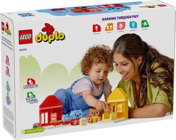 Блоковий конструктор LEGO DUPLO My First Повсякденні процедури: Час вечері й сну (10414)