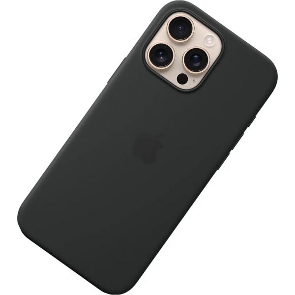 Чехол iPhone 16 Pro Max Silicone Case with MagSafe /black/