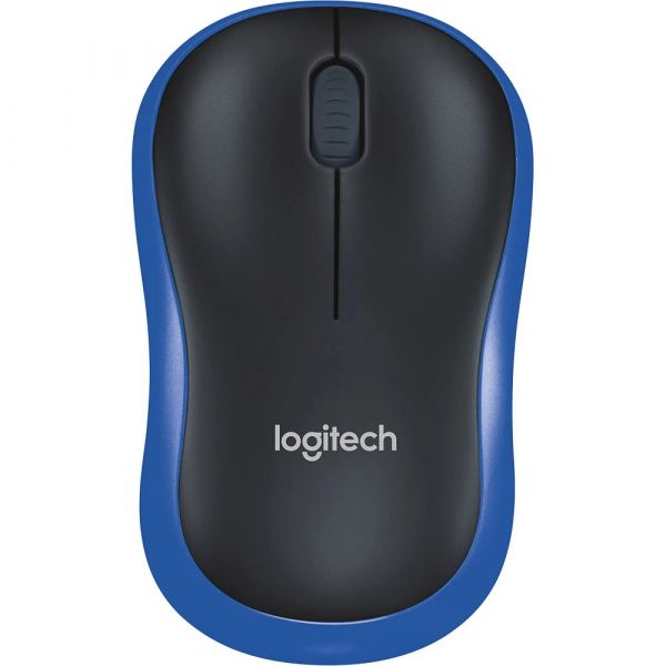 Мышь беспроводная Logitech M185 (910-002239) Blue USB