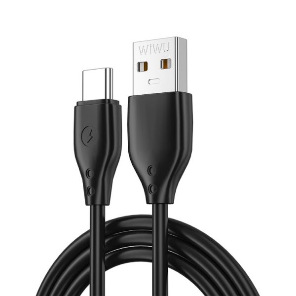 Кабель WIWU Pioneer Series Cable (Wi-C001) USB-A to USB-C 1м, Black