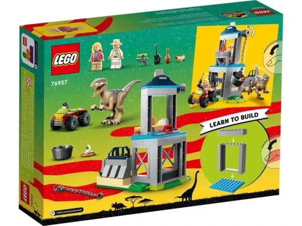 Блоковий конструктор LEGO Jurassic World Втеча велоцираптора (76957)