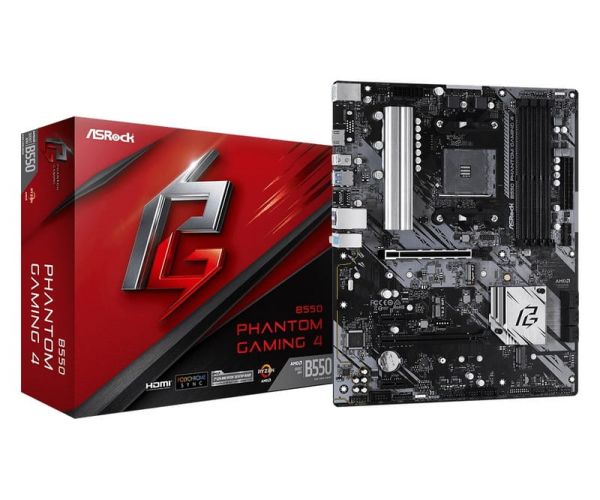 Материнська плата ASRock B550 Phantom Gaming 4