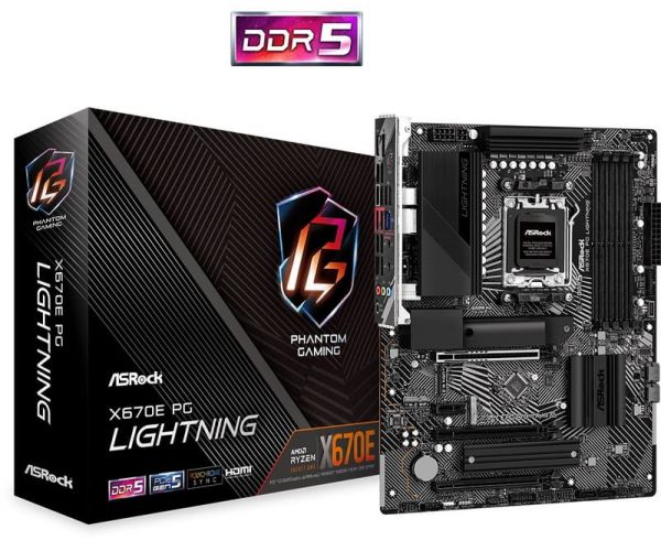 Материнська плата ASRock X670E PG LIGHTNING