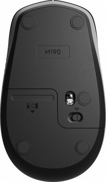 Миша Logitech M190 Wireless Mid Grey (910-005906)