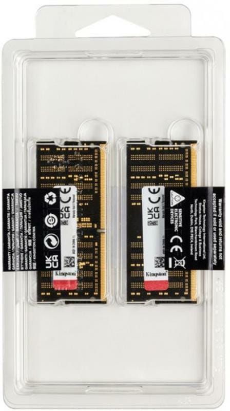 Модуль памяти SO-DIMM 2x8GB/2666 DDR4 Kingston Fury Impact (KF426S15IBK2/16)