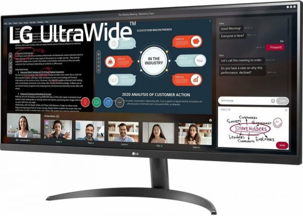 Монiтор LG 34" UltraWide 34WP500-B