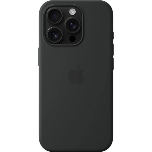 Чехол iPhone 16 Pro Silicone Case with MagSafe /black/