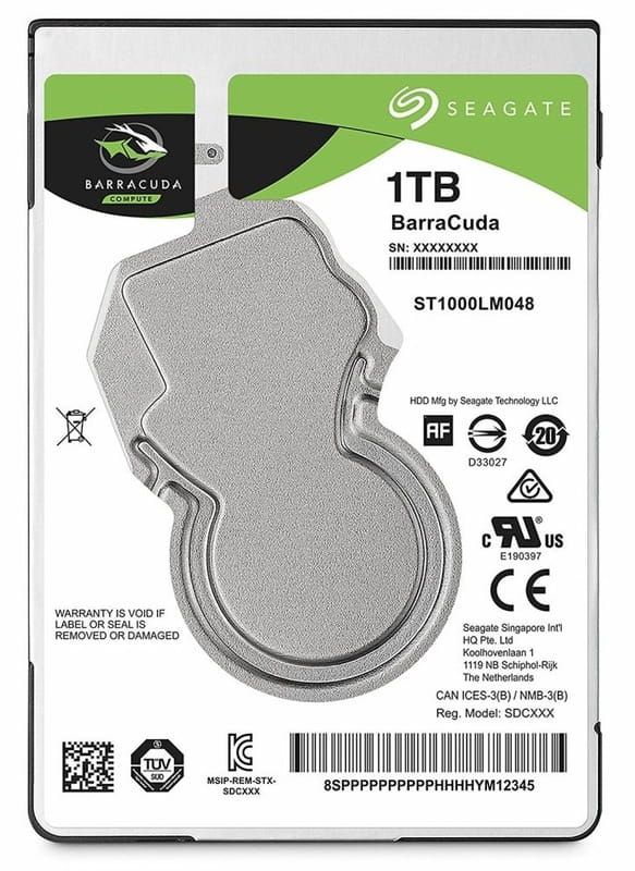 Накопичувач HDD SATA 1.0TB Seagate BarraCuda 5400rpm 128MB (ST1000LM048)