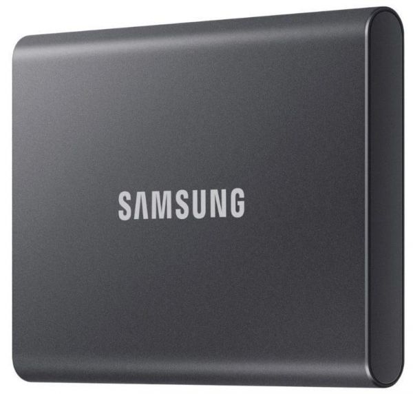 SSD накопитель Samsung T7 1 TB Titan Gray (MU-PC1T0T/WW)