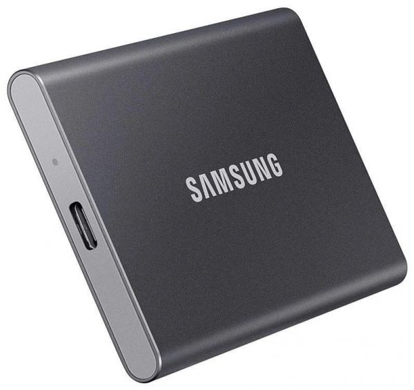 SSD накопитель Samsung T7 1 TB Titan Gray (MU-PC1T0T/WW)