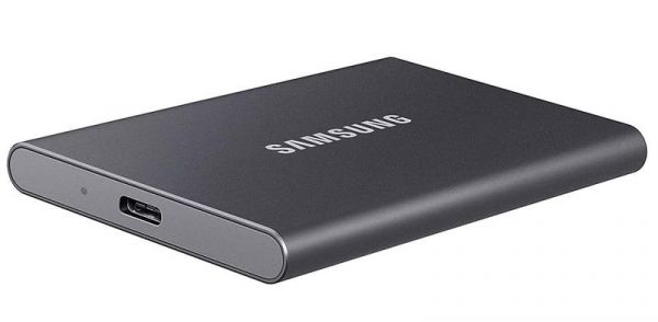 SSD накопитель Samsung T7 1 TB Titan Gray (MU-PC1T0T/WW)