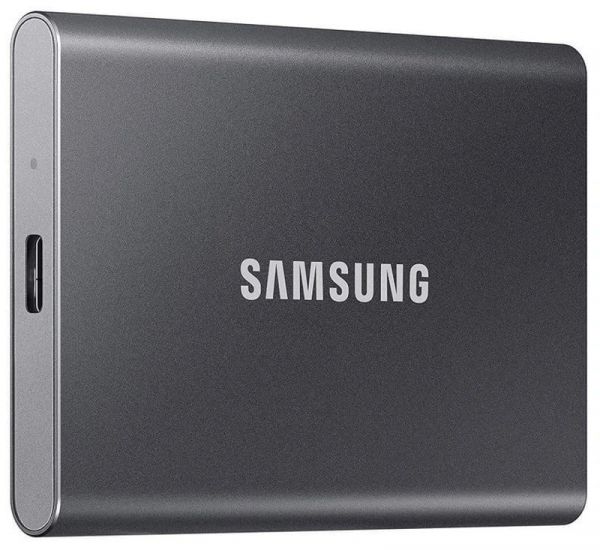 SSD накопитель Samsung T7 1 TB Titan Gray (MU-PC1T0T/WW)