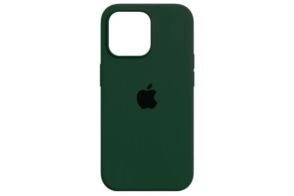 Чехол Apple Silicone Case iPhone 14 Pro (1:1 original) Atrovirens