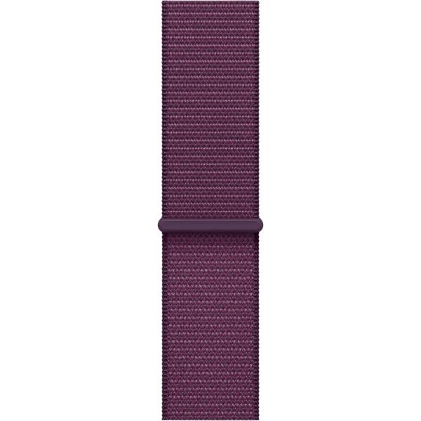 Apple Watch Series 10 GPS 46mm Rose Gold Aluminum Case with Plum Sport Loop MWWV3