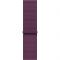 Apple Watch Series 10 GPS 46mm Rose Gold Aluminum Case with Plum Sport Loop MWWV3