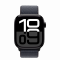 Apple Watch Series 10 GPS + Cellular 46mm Jet Black Aluminum Case w. Ink Sport Loop (MWY53)