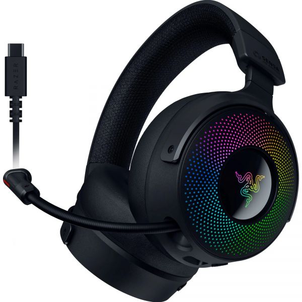 Комп'ютерна гарнітура Razer Kraken V4 Pro Black (RZ04-05160100-R3M1)