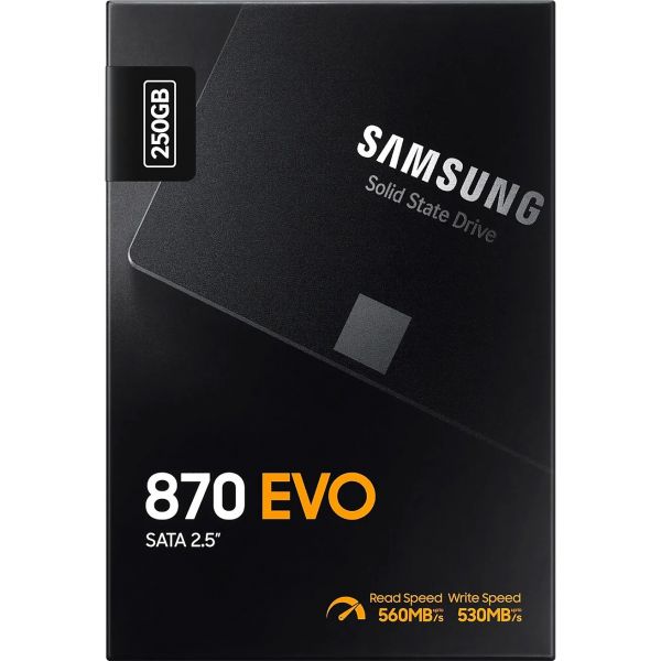 SSD накопитель Samsung 870 EVO 250 GB (MZ-77E250B)