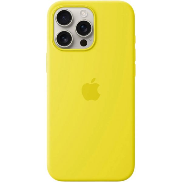 Чехол iPhone 16 Pro Max Silicone Case with MagSafe /starfruit