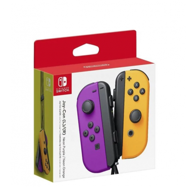 Геймпад Nintendo Switch Joy-Con Controller Pair Neon Purple/Neon Orange