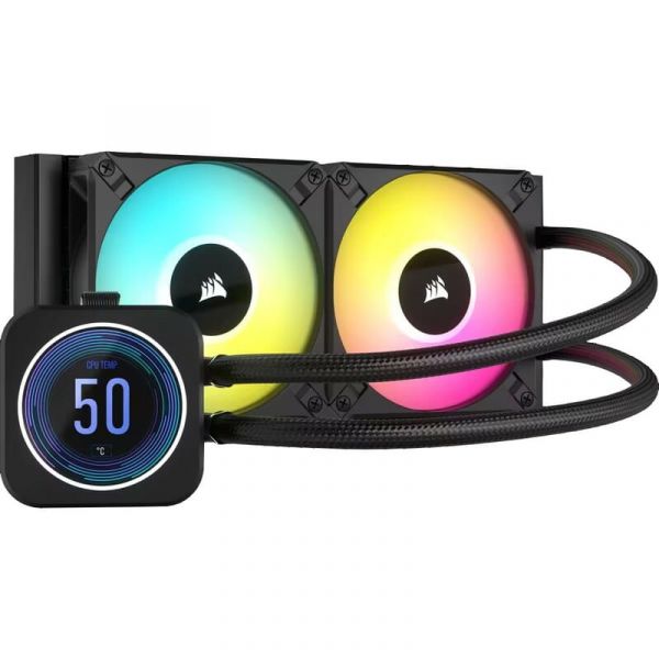 Водяне охолодження Corsair iCUE H100i Elite LCD XT Display Liquid CPU Cooler (CW-9060074-WW)