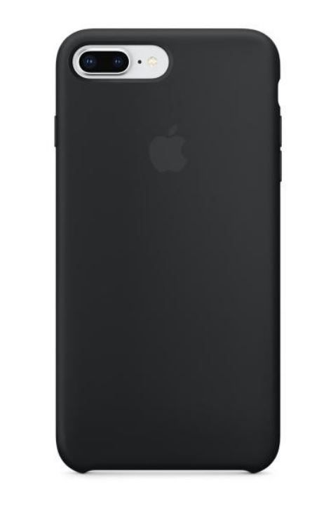 Чехол Apple Silicone Case Black for iPhone 8 Plus