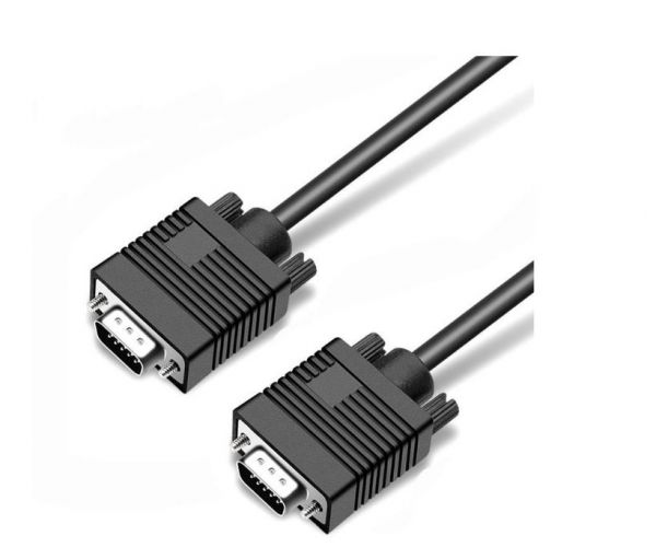 Кабель VGA-VGA Prologix (M/M) 3м, HD15M/HD15M (3+9С), Black (PR-VGA-VGA-P-06-28-3m)