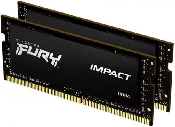 Модуль памяти SO-DIMM 2x32GB/3200 DDR4 Kingston Fury Impact (KF432S20IBK2/64)