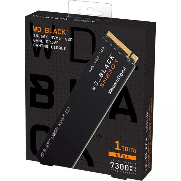 SSD накопитель WD Black SN850X 1 TB (WDS100T2X0E)