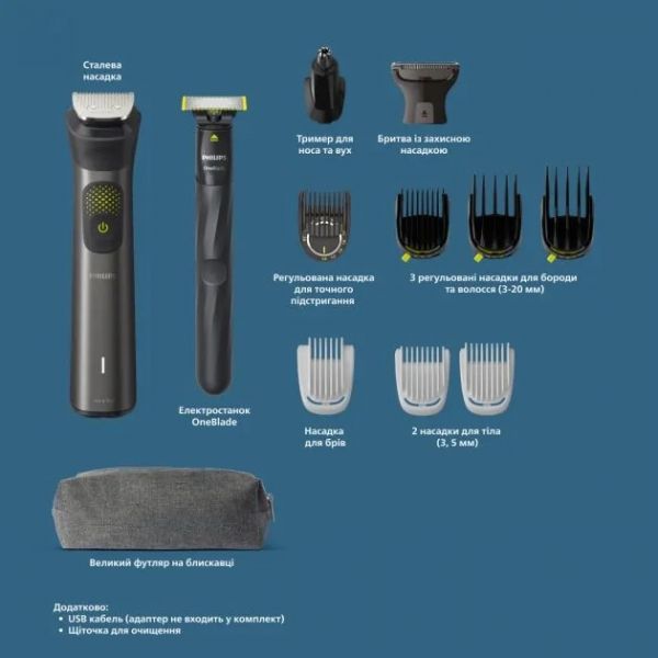 Машинка для стрижки Philips Multigroom Series 9000 MG9530/15