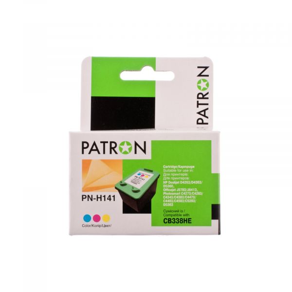 Картридж Patron HP №141 COLOUR /CB338HE (PN-H141)