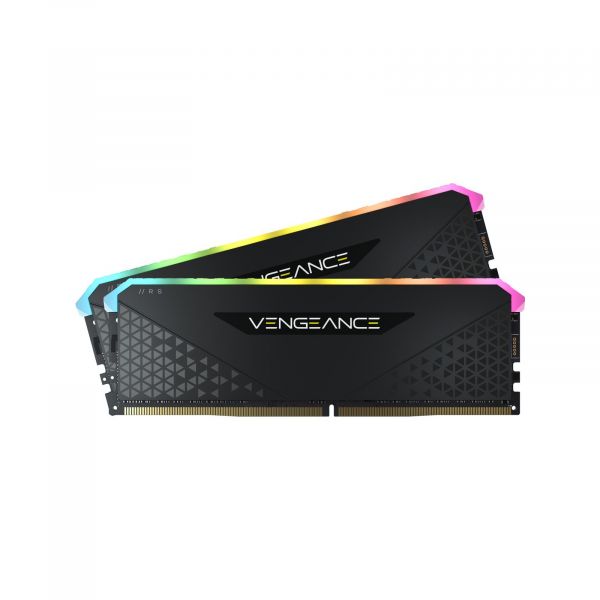 Модуль памяти DDR4 2x16GB/3600 Corsair Vengeance RGB RS Black (CMG32GX4M2D3600C18)