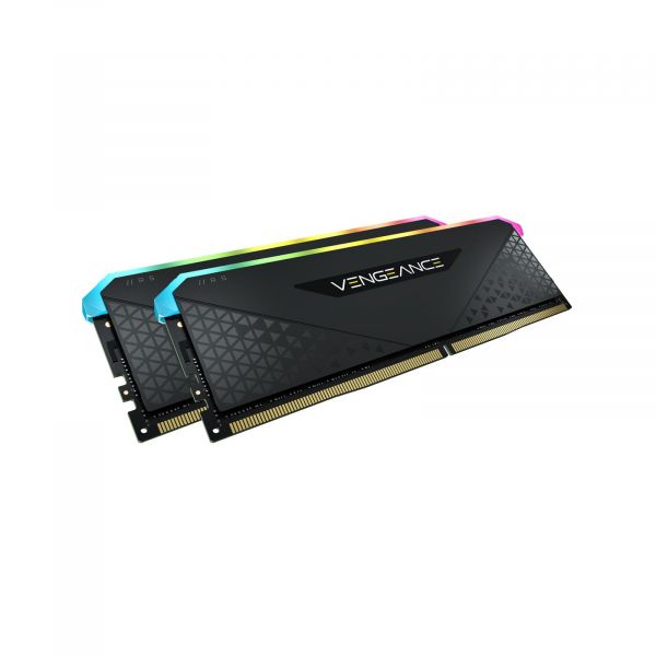 Модуль памяти DDR4 2x16GB/3600 Corsair Vengeance RGB RS Black (CMG32GX4M2D3600C18)