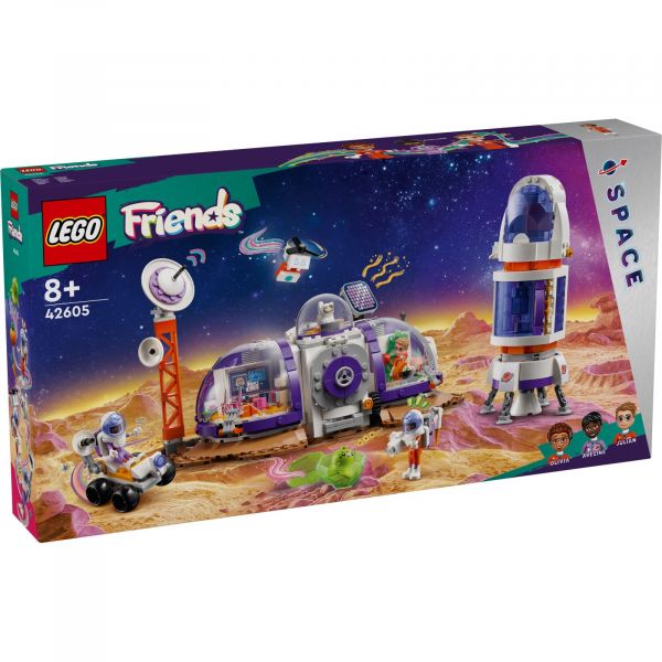 Блоковий конструктор LEGO Friends Космічна база на Марсі і ракета (42605)