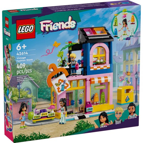 Блоковий конструктор LEGO Friends Крамниця вінтажного одягу (42614)