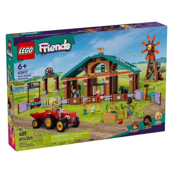 Блоковий конструктор LEGO Friends Притулок для сільськогосподарських тварин (42617)