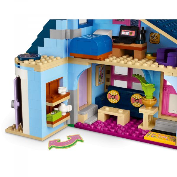 Блоковий конструктор LEGO Friends Родинні будинки Оллі й Пейслі (42620)