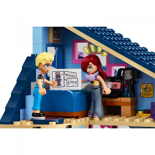 Блоковий конструктор LEGO Friends Родинні будинки Оллі й Пейслі (42620)