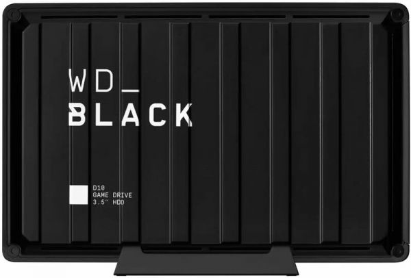 Зовнішній жорсткий диск 3.5" USB 8.0TB Black D10 Game Drive (WDBA3P0080HBK-EESN)