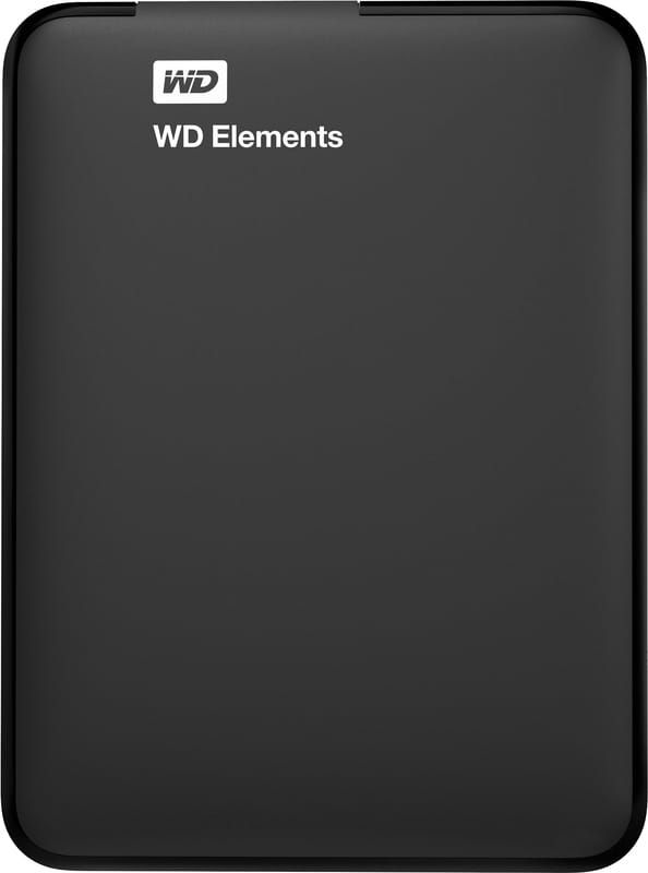 Зовнішній жорсткий диск 2.5" USB 1.0TB WD Elements Black (WDBUZG0010BBK-WESN)