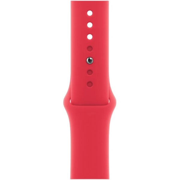 Apple Watch Series 9 GPS 45mm PRODUCT RED Alu. Case w. PRODUCT RED Sport Band - S/M (MRXJ3)